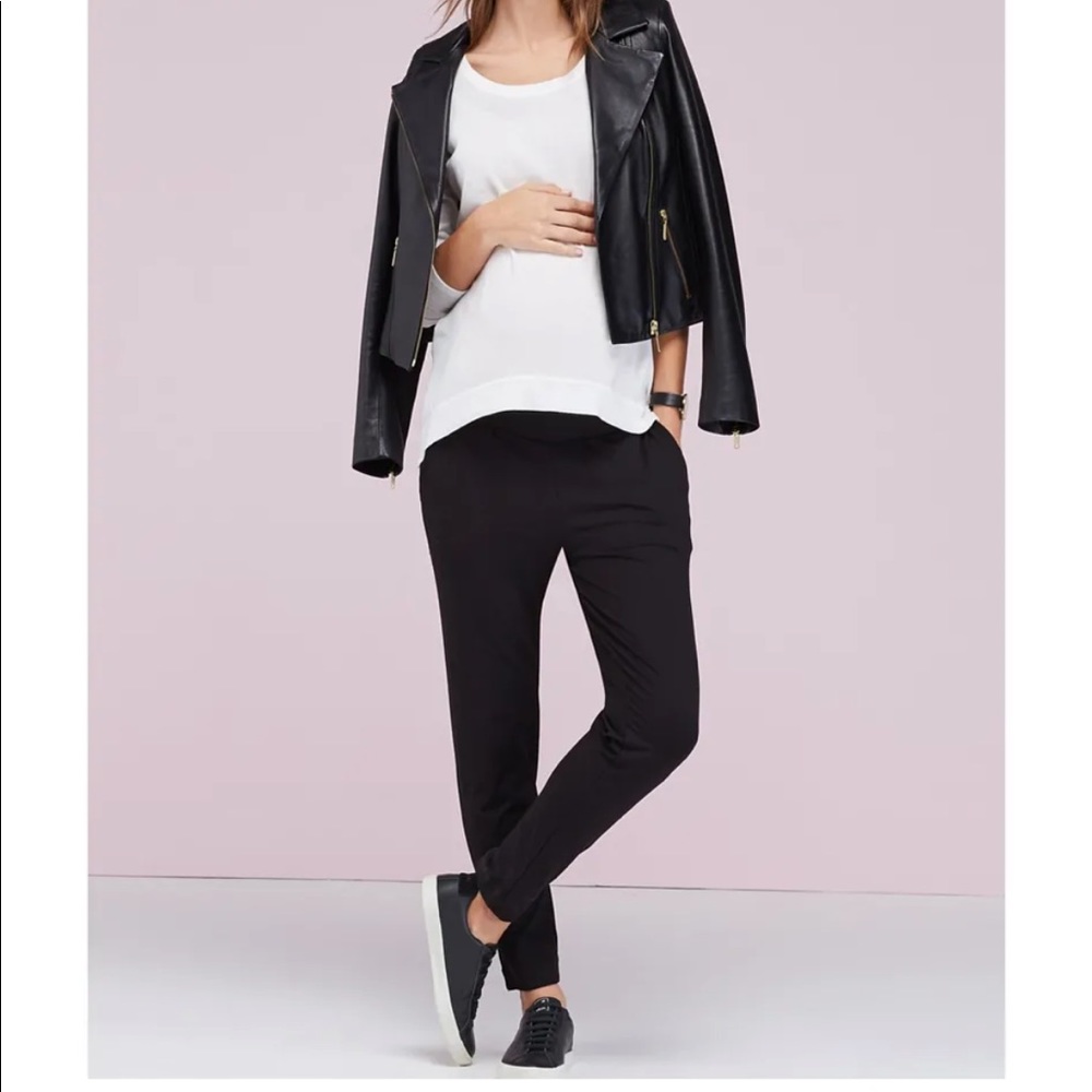 Isabella Oliver ‘Emma’ Black Maternity Pants - Size 3 (L)